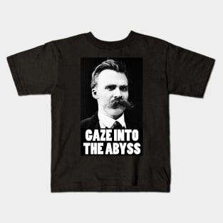 Gaze Into The Abyss Kids T-Shirt